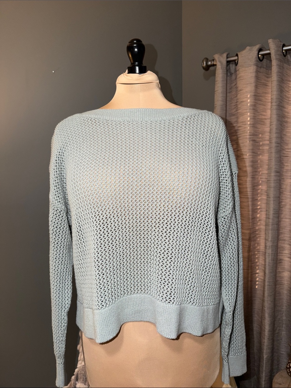 Old Navy Open-Knit Boatneck Sweater